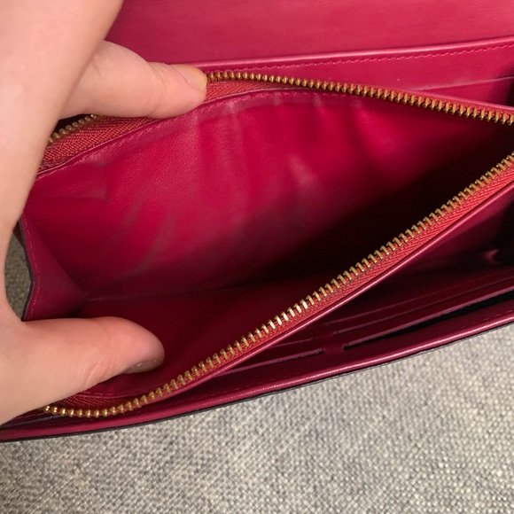 Louis Vuitton Monogram Vernis Portofeuille Sarah Wallet on Chain Pink - Picture 15 of 17